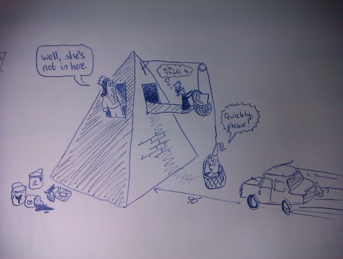 Cartoon from Manchester MathsJam, March 2012