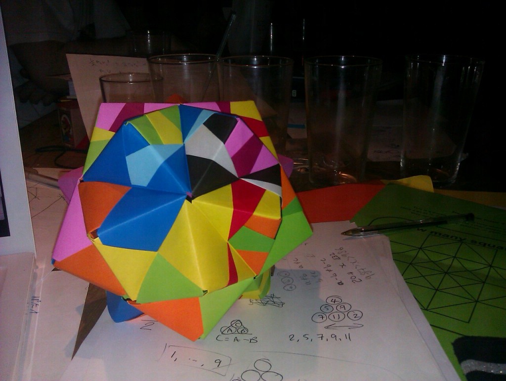 Stellated Icosahedron, Manchester MathsJam, March 2012