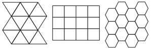 Regular polygon plane tilings