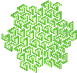 An impossible multibar Peano-Gosper curve by Cameron Browne