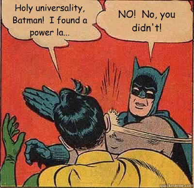 Batman and Robin power law meme