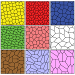 Pentagon Tilings - by Wikimedia Commons user EdPeggJr