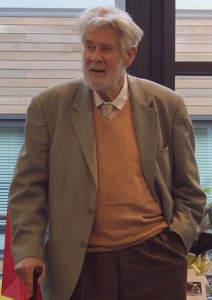 Sir Christopher at the Warwick Mathematics Institute in December 2009. Photo by Nicholas Jackson.