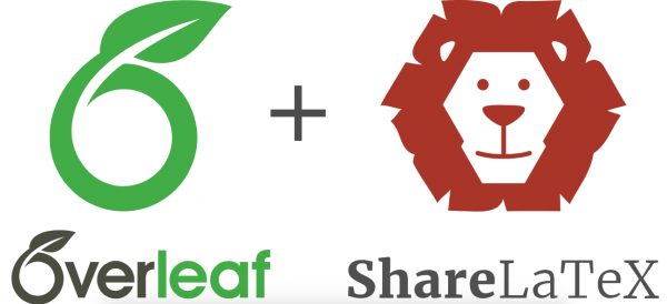 Overleaf and ShareTeX logos