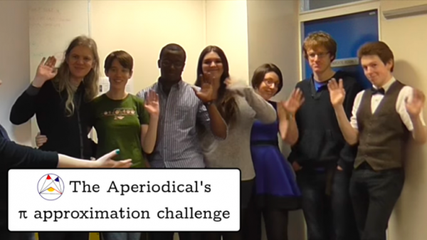 Pi approximation challenge video
