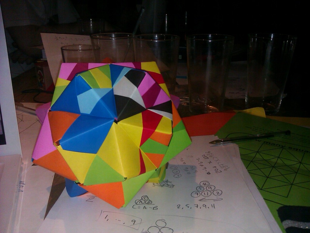 Stellated Icosahedron, Manchester MathsJam, March 2012