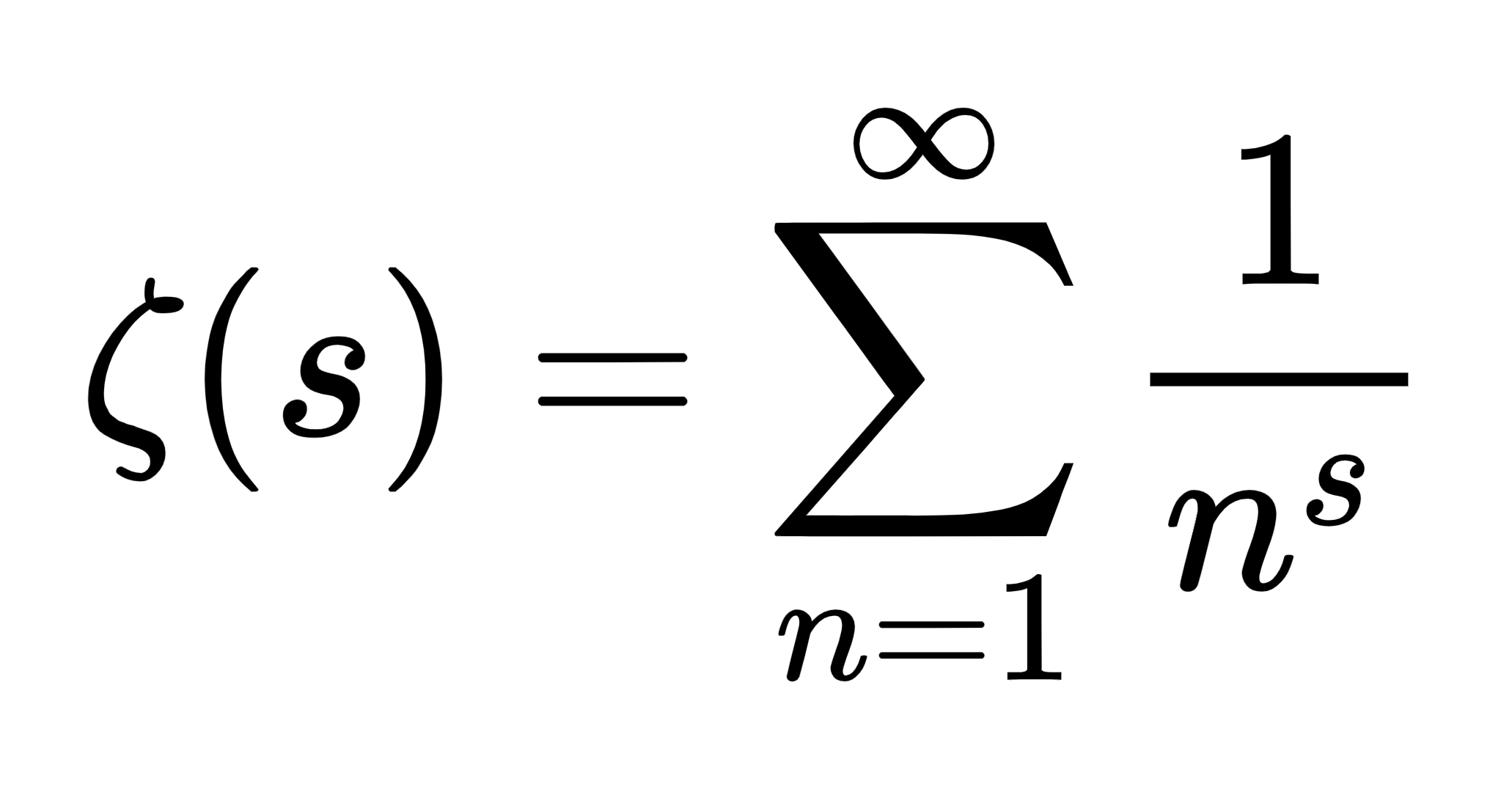 riemann hypothesis formula