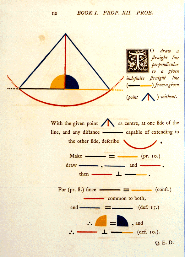 Page 12 from Book 1 of Byrne's Euclid