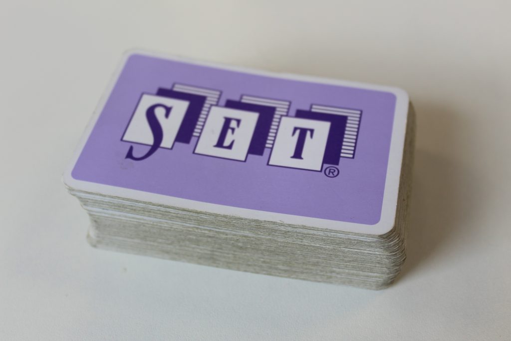 A deck of Set cards